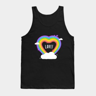 Heart Rainbow Tank Top